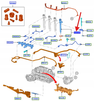 WTRYSKIWACZ FORD MONDEO 2014- EDGE 2015- 2.0TDCI 2497816 _ E1GQ-9F593-AB