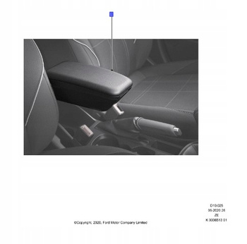 PODŁOKIETNIK FORD TRANSIT CONNECT 2018- 2464176 _ A66FLA-A045C74-CA