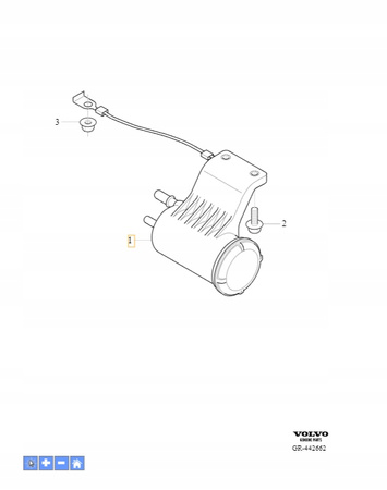 Filtr paliwa Volvo XC40 OE 31465948