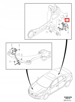 CZUJNIK POZIOMOWANIA KSENONÓW VOLVO V60 CC 11-18r