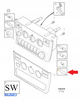 ZAŚLEPKA PANELU KLIMATYZACJI VOLVO XC90 2003- S60 2001- OE 8691508