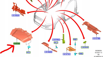 WYGŁUSZKA WYGŁUSZENIE MASKI FORD FOCUS Mk4 2018-