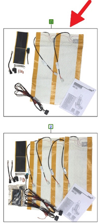 PODUSZKA OGRZEWANIA SIEDZENIA FORD WIELE MODELI 2021594 _ A66SX-632B24-AA