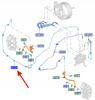 PRZEWÓD HAMULCOWY FORD MUSTANG MK6 2015- 2419227 _ FR3C-2263-AJ
