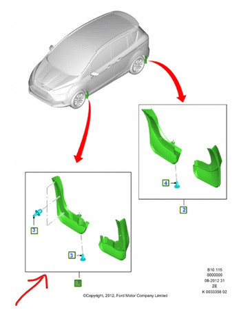 CHLAPACZE PRZEDNIE FORD B-MAX 2012-2017_1800024_AMAV1J-16G574-AB