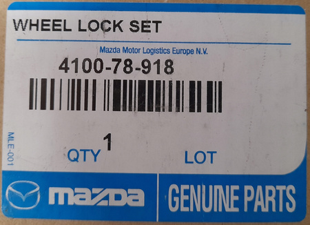 Nakrętki zabezpieczające do kół 17 mm - Mazda 3 BP_410078918