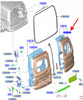 PŁYTA DRZWI ZEWNĘTRZNA PRAWA FORD TRANSIT 2014- 1846871 _ ET76-A40026-AC
