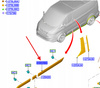 LISTWA BOKU PRAWY TYŁ TRANSIT CUSTOM Mk1 2012- 2210778 _ BK21-29076-AE5CND