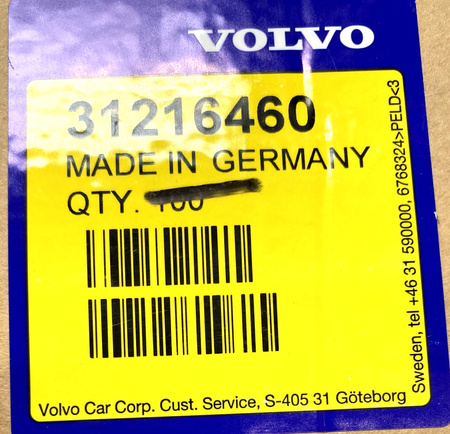 ŁĄCZNIK PRZEPUSTNICY VOLVO S40 II 06-10r