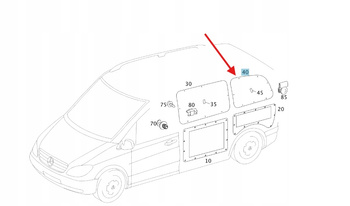 PŁYTA OSŁONA ZABUDOWA TYŁ MERCEDES VITO W447 W639 OE A6396921002