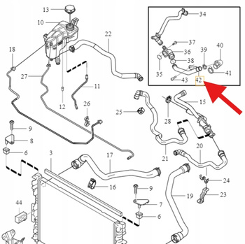 RURA PRZEWÓD WODNY 2.0 D4 VOLVO C70 S70 V80 2008- S40 V50 C30 OE 8653795