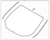 SZYBA CZOLOWA FORD ESCAPE 2013-2016 CJ5Z-7803100-B