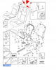 TAPICERKA OPARCIA FOTELA PRZÓD VOLVO XC90 2016- XC60 S90 OEM/OE 31377308