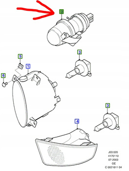 HALOGEN PRZÓD FORD MONDEO Mk3 2000-07_1122816_1S7J-19B532-AA