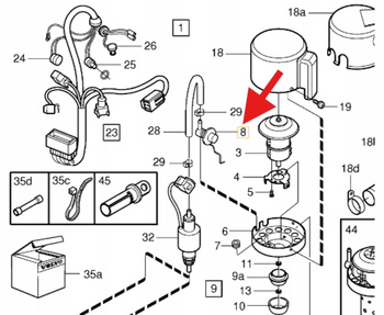 REGULATOR CIŚNIENIA OGRZEWANIE POSTOJOWE D5 VOLVO V70 S60 2001- OE 3731100