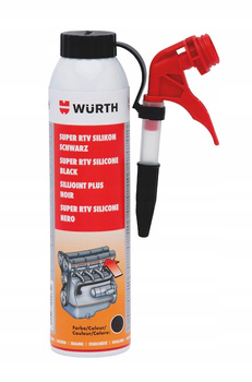 WURTH KLEJĄCO USZCZELNIAJĄCY SILIKON RTV CZARNY
