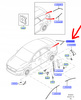 LISTWA SZYBY TYLNEJ RH FORD MONDEO Mk4 2010-14_1741280_BS71-A25510-ACSMLP