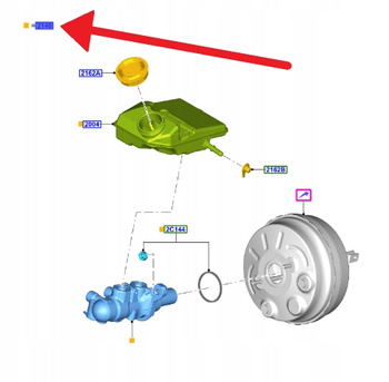 POMPA HAMULCOWA FORD KUGA 2021- FOCUS 2018- OE 2632361 _ KTJX61-2004-CEE