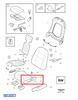 PANEL BOCZNY FOTELA LEWY PRZÓD VOLVO XC90 2003- OE 39866790
