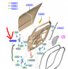 USZCZELKA DRZWI TYŁ LEWA FORD MONDEO Mk5 2014- 1861074 _  DS73-F25333-BC