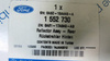 ODBLASK PRAWY TYŁ FORD FIESTA Mk7 2008- C-MAX 2010- 1552730  _ 8A61-17A849-AB
