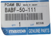 Absorber zderzaka przedniego - Mazda 3 BM/BN_BABF50111