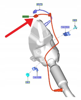 SONDA LAMBDA NOX 1.5 EB FORD FOCUS Mk4 2018- OE 2268056 _ JX6A-9G444-BC
