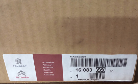 Zestaw halogenów OE Citroen C 1 02/2012-> 1608366080