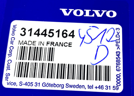 Czujnik parkowania Volvo OE 31445164