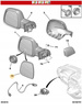 Wkład lusterka prawego Citroen Berlingo B9 OE 1608181380