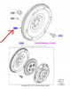 KOŁO ZAMACHOWE JEDNOMAS FORD TRANSIT Mk6 2.4 TDCI 1494003 _ 7C1Q-6375-AD