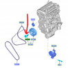 ŚRUBA WAŁU KORBOWEGO FORD Duratec EcoBoost DOHC OE_1149131_1S7G-6K340-BC_