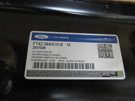 KLAPA BAGAŻNIKA FORD EDGE 2015-2018_2031036_FT4B-R40400-BA