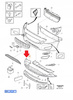OSŁONA PŁYTA POD ZDERZAK PRZÓD VOLVO S60 V60 2019- OE 30795019