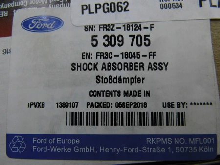 AMORTYZATOR FORD MUSTANG Mk6 Coupe 2015 2.3L 5309705 _ FR3C-18045-FF