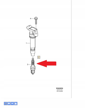 Świece zapłonowe Volvo OE 31216183