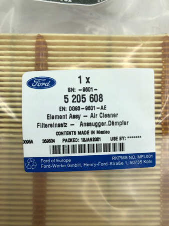 FILTR POWIETRZA FORD C-MAX Mk2 MONDEO Mk5