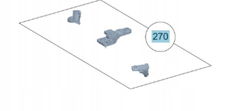 UCHWYT REFLEKTORA PRAWY PRZÓD MERCEDES GLE W167 OE A1678207001