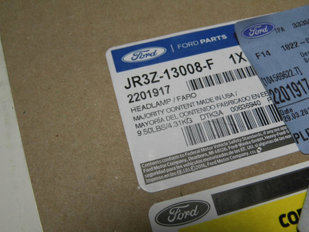 REFLEKTOR PRZEDNI LEWY FORD MUSTANG Mk6 2017- 2305308 _ JR3B-13006-CJ