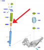 ODBÓJ AMORTYZATORA TYŁ L P FORD FOCUS ST 2021- O E2454877 _ KX61-5K570-SA