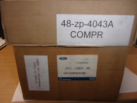 SPRĘŻARKA KLIMATYZACJI 1.6L TDCi FORD FOCUS 2011- 1799468 _ AP31-19D629-BB