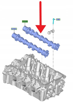 WAŁEK WYDECHOWY 1.5 EB FORD KA FOCUS 2018- 2068352 _ GN1G-6A268-AA