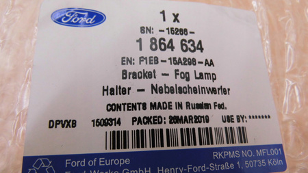 RAMKA HALOGENU FORD FOCUS Mk3 2014-18 PRAWA STRONA_1864634_F1EB-15A298-AA