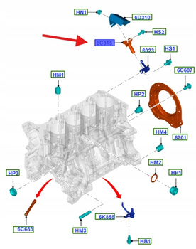 CZUJNIK POŁ.WAŁU KORBOW.RANGER 2011-TRANSIT 06-14- 2574001 _ BK21-6C315-BA