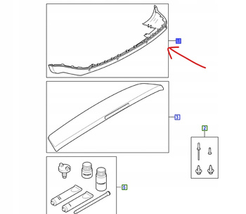 OSŁONA ZDERZAKA TYLNEGO FORD C-MAX Mk1 2003-2008 _ 1302131 _ AM3M5J-17B891-AAXWAA