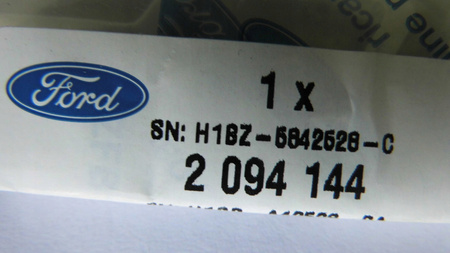 EMBLEMAT ZNACZEK NAPIS FORD FIESTA Mk8 2017- 2345239 _ H1BB-A42528-BA