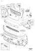 PRAWA KRATKA HALOGENU ZDERZAKA VOLVO XC40 EX40 2018- OE 31449344