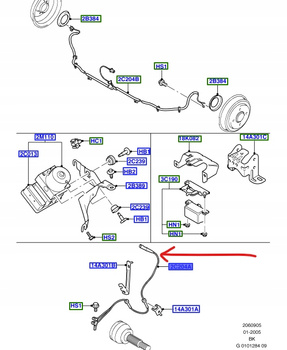 CZUJNIK ABS FORD FUSION 2002-2012_1698686_2N11-2B372-AB