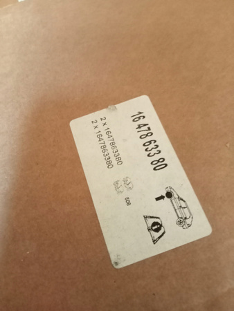 Klocki hamuklcowe przód Peugeot 508 1647863380