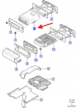 MODUŁ STEROWANIE SILNIKA EEC V TRANSIT 2000- 2084472 _ REYC1A-12A650-JA